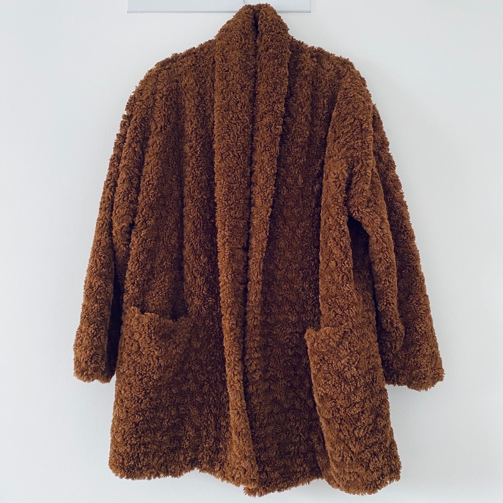 Aritzia Wilfred Teddy Coat